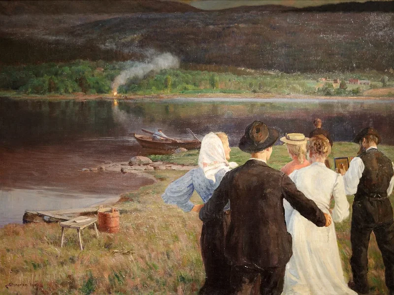 1863-Gudmund Stenersen - Notte di mezza estate